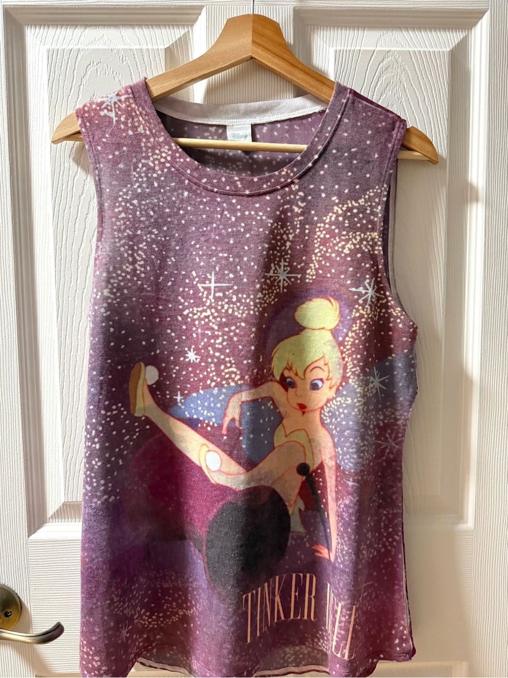 Vintage Y2K Disney Tinker Bell Graphic Tank Top